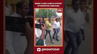 Robert Vadra Came In Support of Protesting Wrestlers At Jantar Mantar