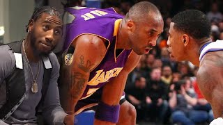 Kobe Bryant elite level trash talk to Iman Shumpert before the game even ended 😭