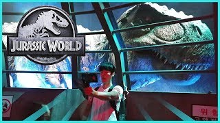 쥬라기월드 특별전 공룡이 한국에 왔어요. 인도미누스 티라노사우루스 엄청 커요. jurassic world the exhibition in korea.