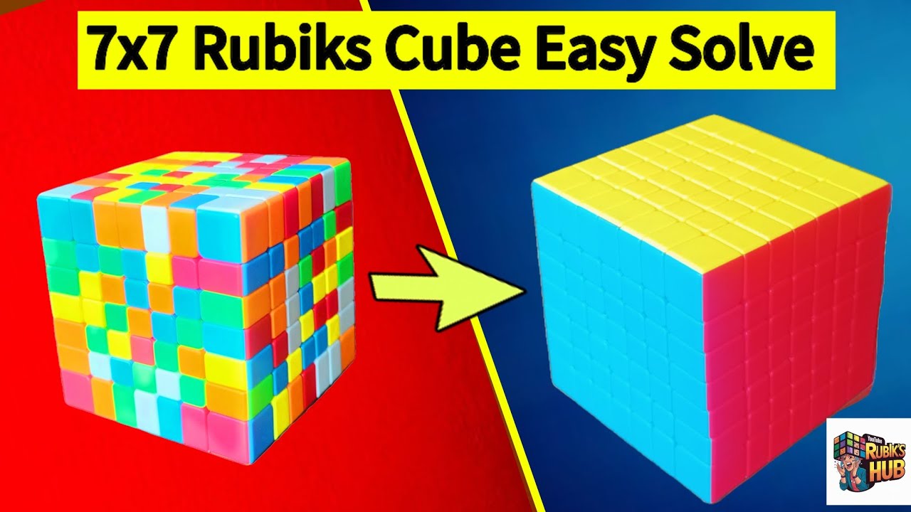 7x7 Rubik S Cube Tutorial Youtube