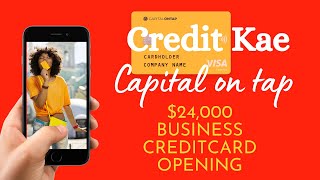Capital on tap business credit card approved $24,000