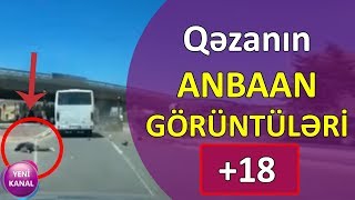 Xırdalanda dilənçini vuran maşının qəzasının ANBAAN GÖRÜNTÜLƏRİ +18