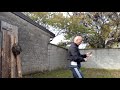 Knife Cold Steel GI Tanto-throwing test half spin