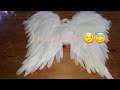 diy angel wings diy angel wings with lights 😇 halloween angel costume christmas angel costume