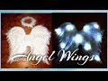 DIY Angel Wings / DIY Angel Wings with lights  😇 / Halloween Angel costume/ Christmas Angel costume