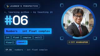Python Tutorial #6 - Numeric Data Types & Operators (int, float, math) | Learning Together