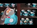 antique teacup collection all vintage aynsley tea cup and saucers in turquoise