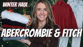 ABERCROMBIE \u0026 FITCH WINTER TRY-ON HAUL 2021