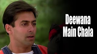 Deewana Main Chala 4k Hd Video Song   Salman Khan, Kajol   Udit Narayan   90s Superhit Video Song
