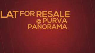 Ready to occupy 2bhK Fully furnished Posh Flat for Resale@ Purva Panorama Bannergatta Road