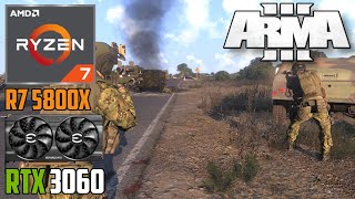 Arma 3 | RTX 3060 | Ryzen 7 5800X | 4K - 1440p - 1080p | Ultra \u0026 Low Settings