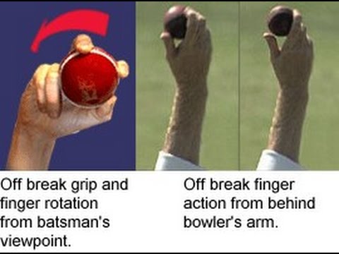 Gripping: Off Break Bowling - By Rushi - Side On Bowling Action - YouTube