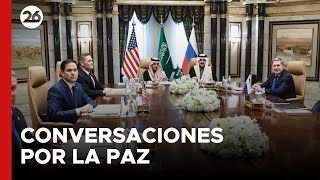 EEUU y Rusia iniciaron las conversaciones en Arabia Saudita para acordar una tregua en Ucrania