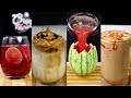 Refreshing Summer Drinks | ASMR Cooking | 6 types of Healthy Cool Drinks | Crispy Hut