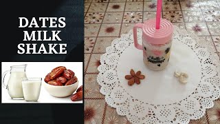 Dates MilkShake/Dry Fruits Milkshake/பேரிச்சம்பழம் மில்க் ஷேக் /how to make dates milk shake