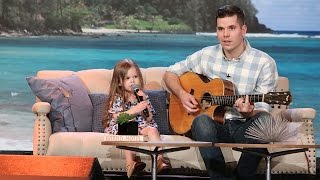 Too-Cute Singing Father-Daughter Duo Performs 'How Far I'll Go'!