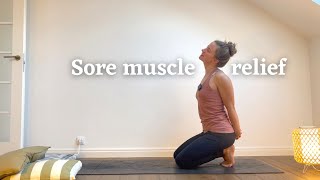 25 min Sore Muscle Relief | Gentle Yoga for Climbers and Athletes