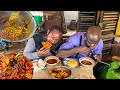 Owena Express street food - Eba/Semo and Goat Meat with Yoruba Soup