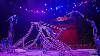 Wuhan Acrobatic Troupe China Weltweihnachtscircus Stuttgart 2024/25 Schleuderbrett Zirkus Wuhan At