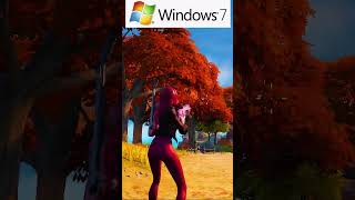 Can you play Fortnite on Windows 7 ? #shorts #fortnite #windows7