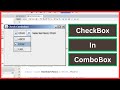 Java: JComboBox With JCheckBoxes Items Inside It - Checkable Item ComboBox [With Source Code]