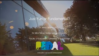 'Just' fun - or fundamental? A lunchtime talk with Dr Mimi Tatlow-Golden