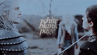 WHITE BLANK PAGE | geralt & yennefer [s2]