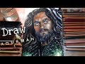 DIBUJANDO A AQUAMAN 2019 SPEED DRAWNG (OFICCIAL MOVIE AQUAMAN) VANE V ART