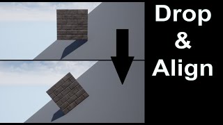 Unreal Engine 4 - Dropping Items Aligned To Ground