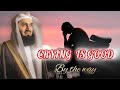 CRYING IS GOOD BY THE WAY||DEPRESSION||STRESS ||Mufti MENK @Skyways-x6f