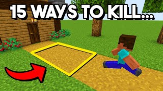 15 Ways to Kill your Friends in Minecraft!