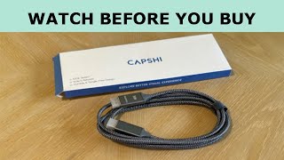 Capshi 6.6ft 10K 8K HDMI® Cable 2.1 Ethernet, Dolby Review