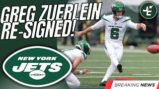 BREAKING: New York Jets RE-SIGN Greg Zuerlein | 2 Years $8.4 Million