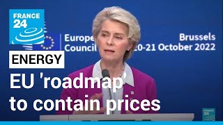 EU agrees 'roadmap' to contain energy prices • FRANCE 24 English