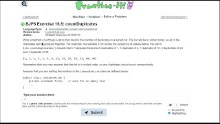Java Practice-It || 16.5 countDuplicates (pt.1) || implementing, ListNodes, LinkedLists