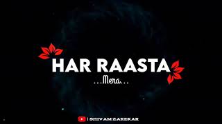 Bepanah Pyaar Status || Bepanah Pyaar lyrics || Bepanah Pyaar Song || Black Screen || Shivam Zarekar