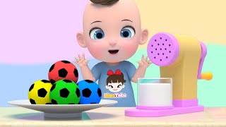 Learn Colors with Supermarket Song + more nursery rhymes song | Super Lime And Toys