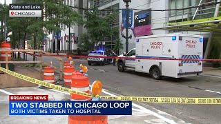 2 injured in stabbing following sexual assault in the Loop, Chicago police say