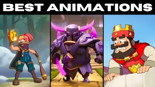 TOP 10 NEW CLASH ROYALE ANIMATIONS