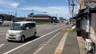 【現場の様子】新潟市江南区の男性を過失運転致死および道路交通法違反の疑いで逮捕、男性（容疑者）は容疑を否認