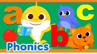 Fun ABC Phonics for Kids | Alphabet Songs | Learn to Read | 15-Minute Learning with Baby shark