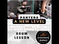 Pantera A New Level Drum Lesson by Praha Drums Official (62.d)