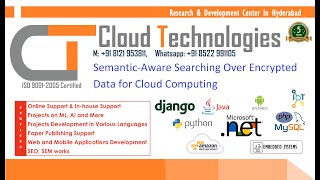 Semantic-Aware Searching Over Encrypted Data for Cloud Computing | Python Projects Hyderabad