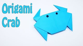 How to Make a Paper Crab - Origami Crab Tutorial for begginers