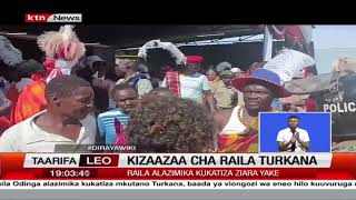 Raila Odinga alazimika kukatiza mkutano wake Turkana baada ya viongozi wa Turkana kumshtumu