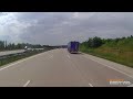 wystrzał opony tir front right tire blowout in a truck tir