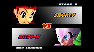 【4K】Bust a Groove(Move)SHORTY VS KITIY-N　バストアムーブ　ショーティVSキティーN