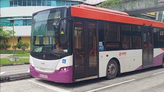 SMRT 405 SBS8085D - Second Scania K230UB Appearance, First Euro IV 西裕廊中央3 - 64街, Jurong West Package