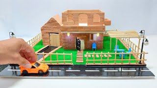 diy Miniature House Build with Mini Bricks || mini tools