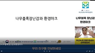 2021 녹색어린이집만들기_나무블록장난감과환경마크 교육영상